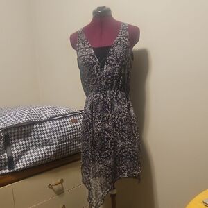 Black Patterned Dress